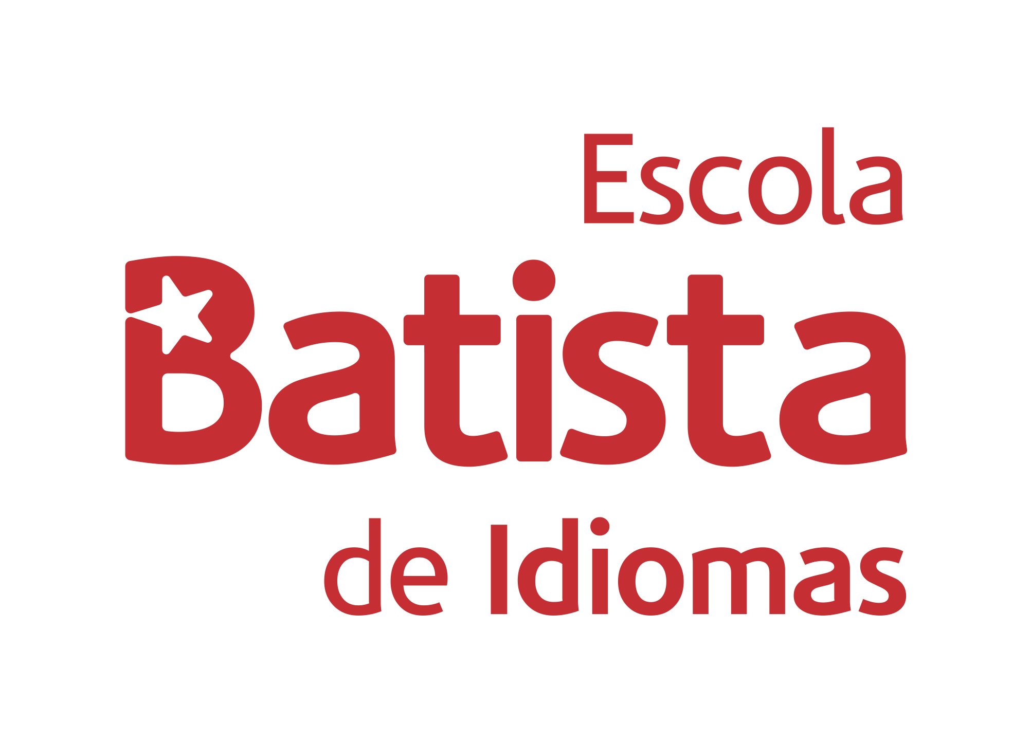 Logotipo Horizontal Positivo_ Escola Batista de Idiomas